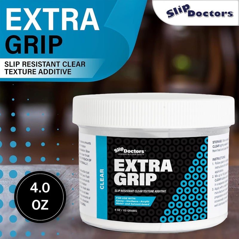 Slip Doctors SlipDoctors Extra Grip Clear – Anti-Skid Additive for Outdoor and Indoor Surfaces Including Paint, Metal, Wood, Fiberglass, and Concrete – Anti-Slip, High Traction Additive for Paint and Coatings - Image 2